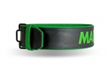 Opasok MadMax Suede Single Prong belt 4"10 Black/green