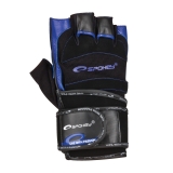 Fitness rukavice SPOKEY MITON černo-modrá