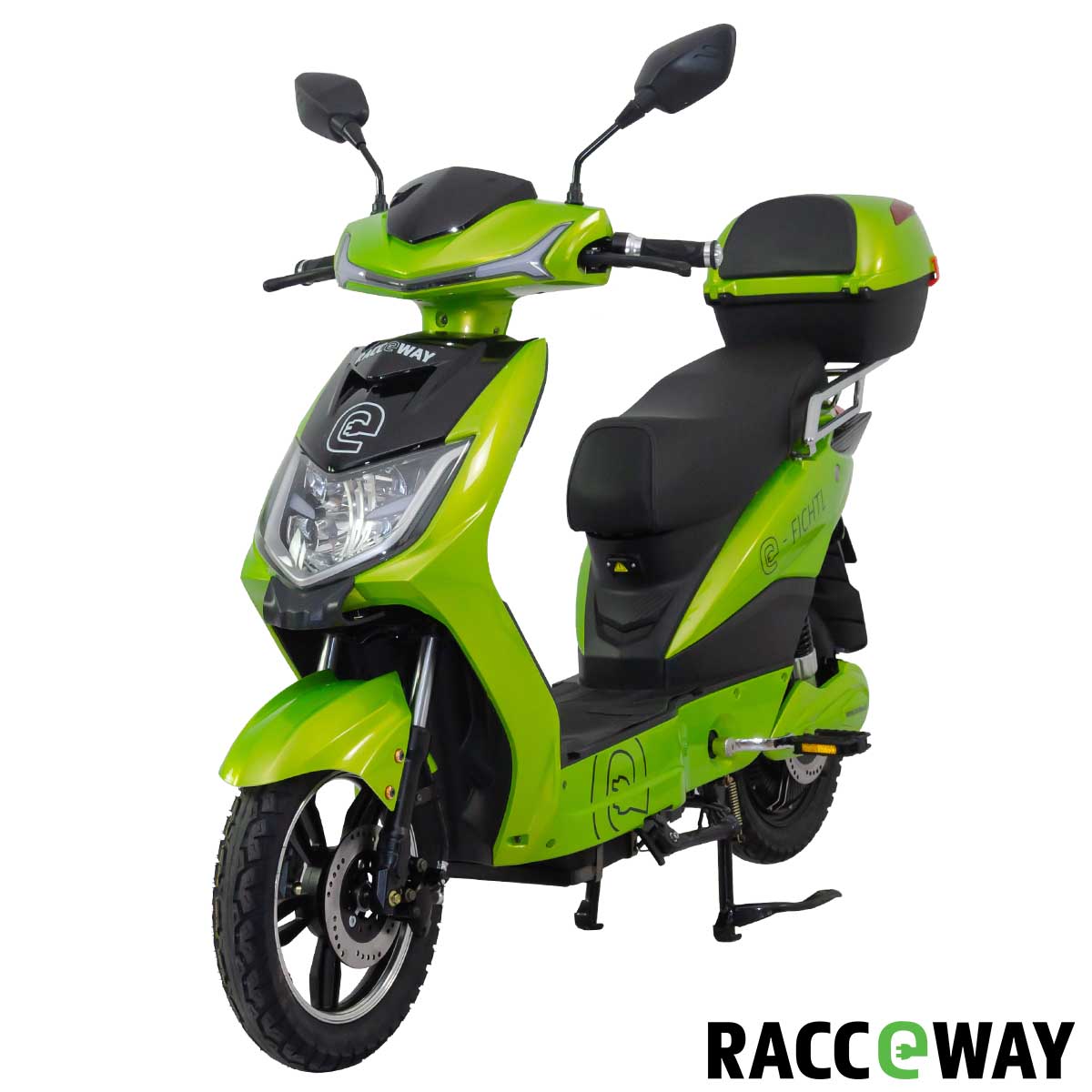  Elektroskútr RACCEWAY® E-FICHTL®, sv.zelený-metalický s baterií 20Ah