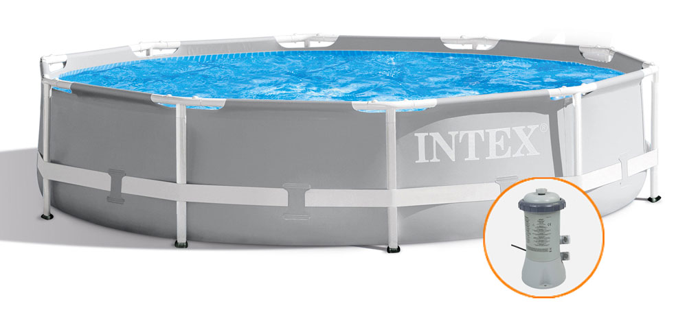 Intex Bazén Prism Frame 305 x 76 cm s pieskovou filtráciou standard EVO