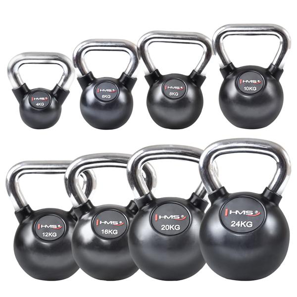 Kettlebell s  chromovaným úchopom HMS KGC 20 KG 