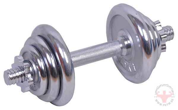 Nakladacia činka Spartan 10kg - chromová