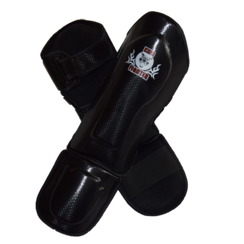 Dětské chrániče holení černé KING FIGHTER CARBON