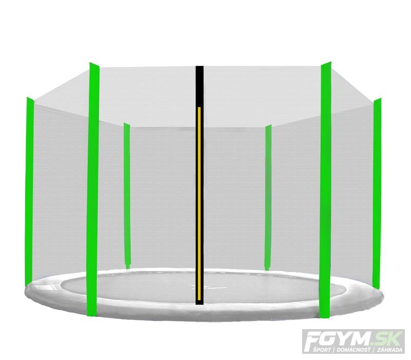 Aga Ochranná sieť 150 cm na 6 tyčí Black net/ Light green