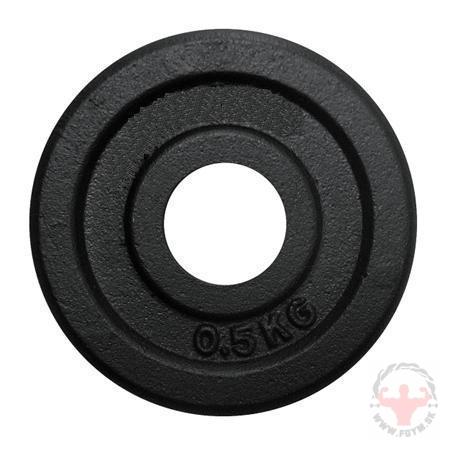 Závažie oceľové 0,5 kg (30 mm) SPARTAN