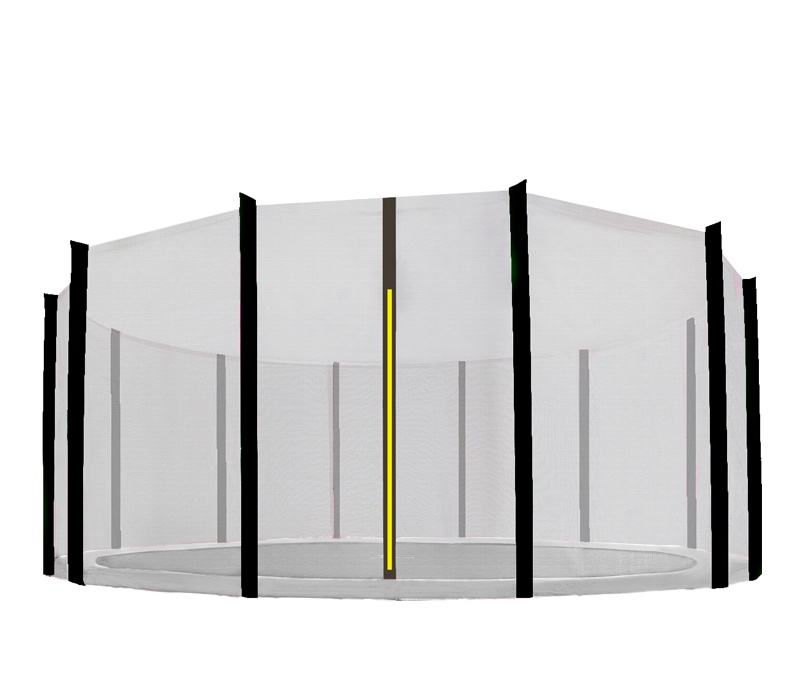 Aga Ochranná sieť 460 cm na 12 tyčí Black net / Black
