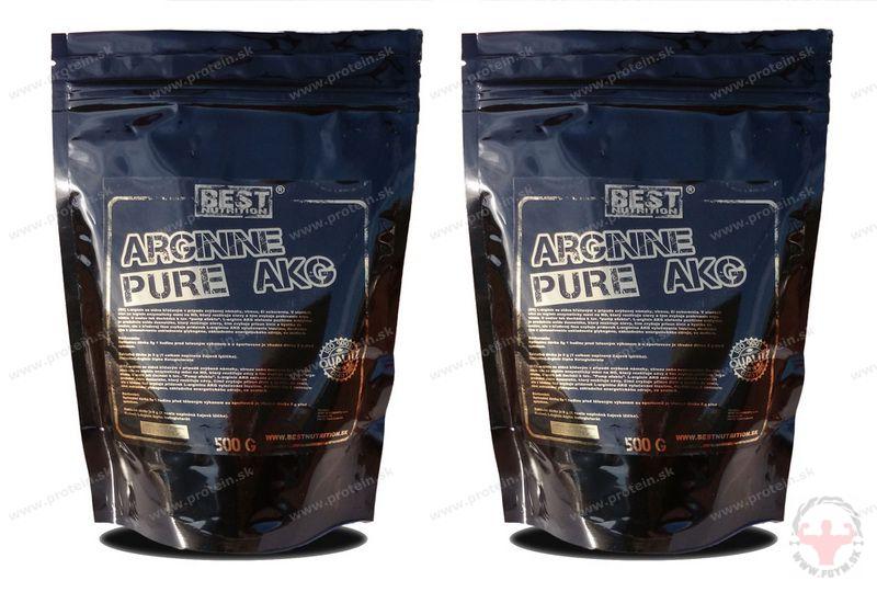Arginín Pure AKG BEST NUTRITION (250g) 1+1 Zadarmo