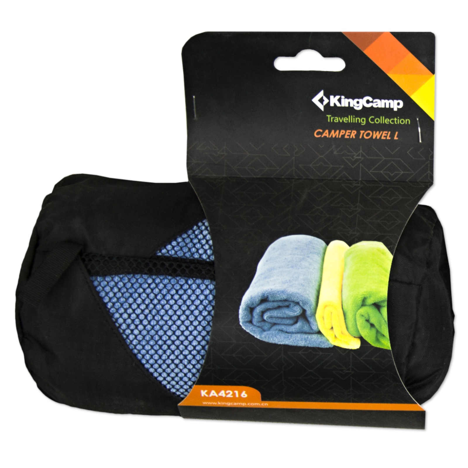  Multifunkčný uterák KING CAMP Camper 60 x 120 cm modrý  