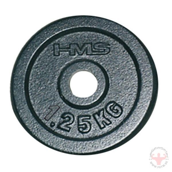 Závažie oceľové HMS  1,25 kg (30mm)