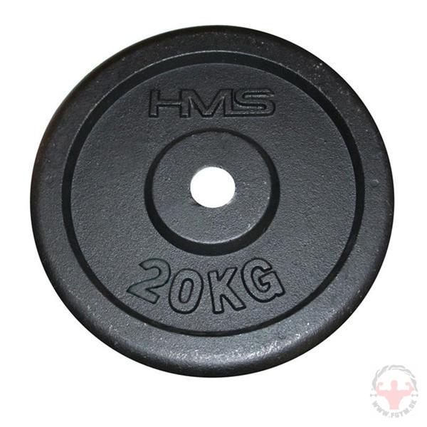 Závažie oceľové HMS 20 kg (30mm)