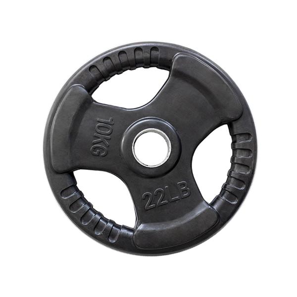 Pogumovaný olympijský kotúč HMS TRI GRIP 10 kg