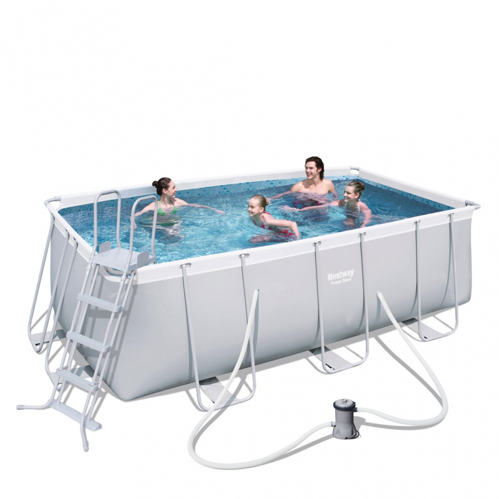 Bazén BESTWAY Power Steel 404x201x100 cm Súprava 56441 