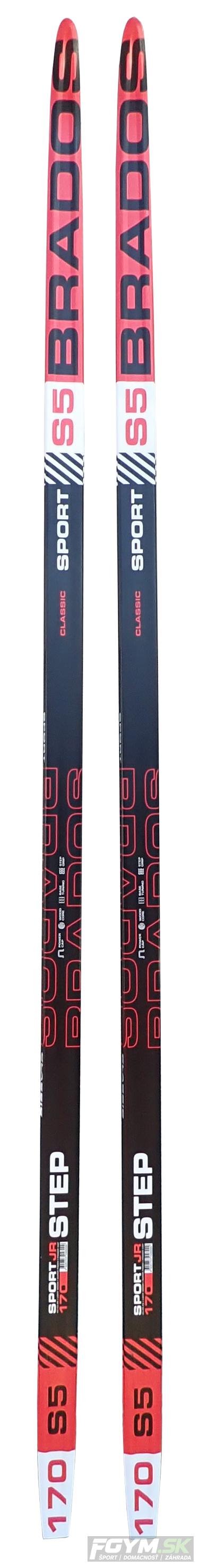Bežecké lyže Brados so stupnicami S5 Classic 150 a 160 cm