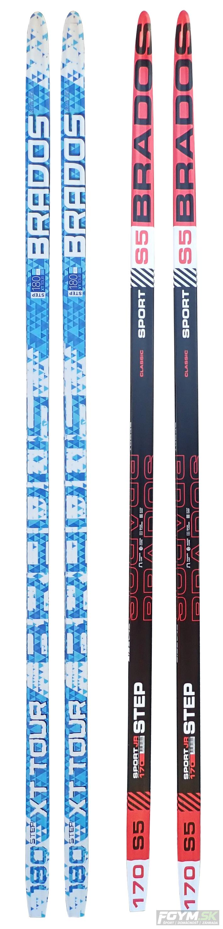 Bežecké lyže so stupnicami Brados 170 - 205 cm