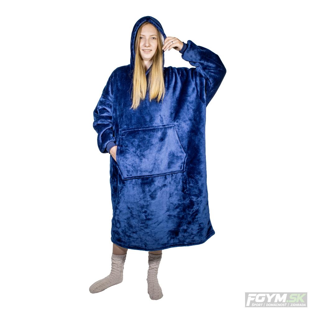 HomeLife Televízna mikina s kapucňou HOODIE, S-XXL modrá