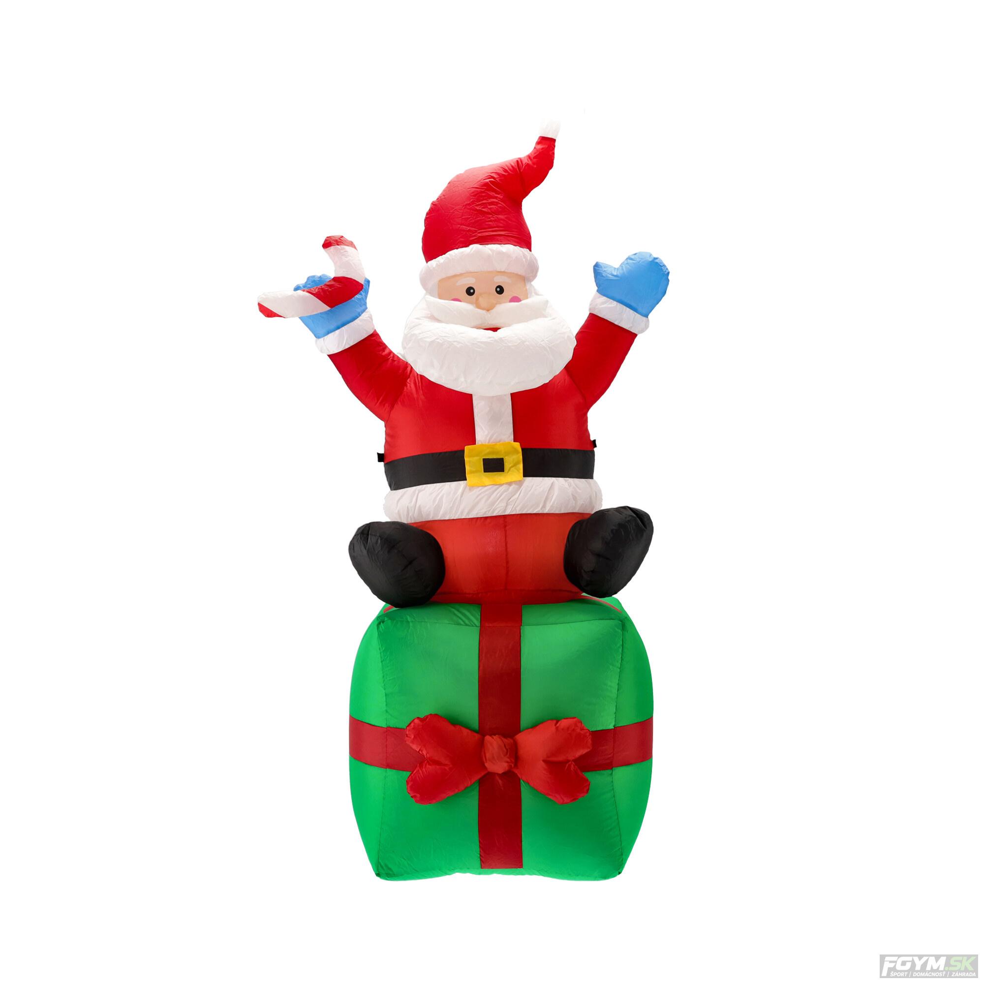 Aga Nafukovací LED Santa Claus 185 cm