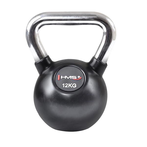 Kettlebell s  chromovaným úchopom HMS KGC 12 KG 