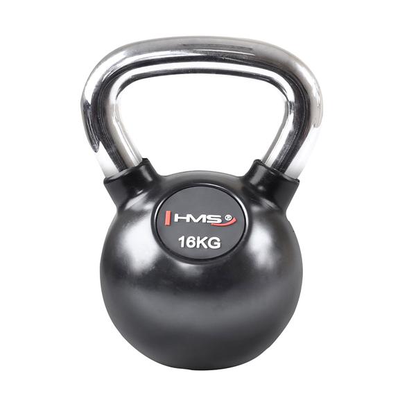 Kettlebell s  chromovaným úchopom HMS KGC 16 KG 