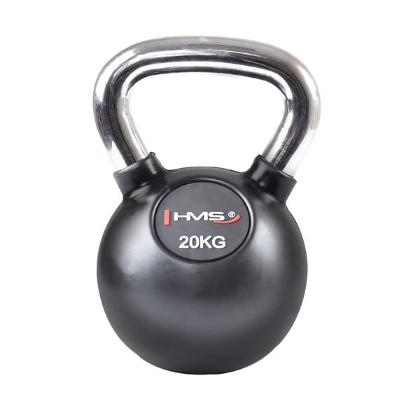 Kettlebell s  chromovaným úchopom HMS KGC 20 KG 