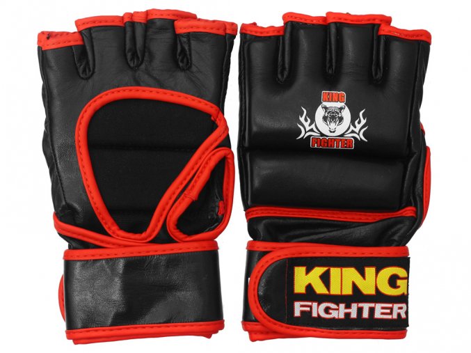 MMA rukavice KING FIGHTER černá/červená