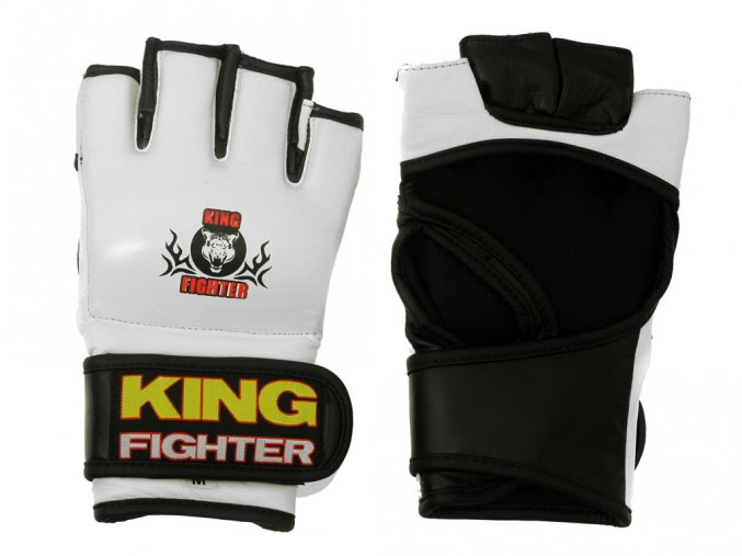 MMA rukavice King Fighter bílé