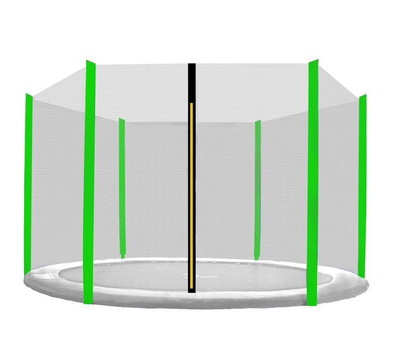 Aga Ochranná sieť 150 cm na 6 tyčí Black net/ Light green