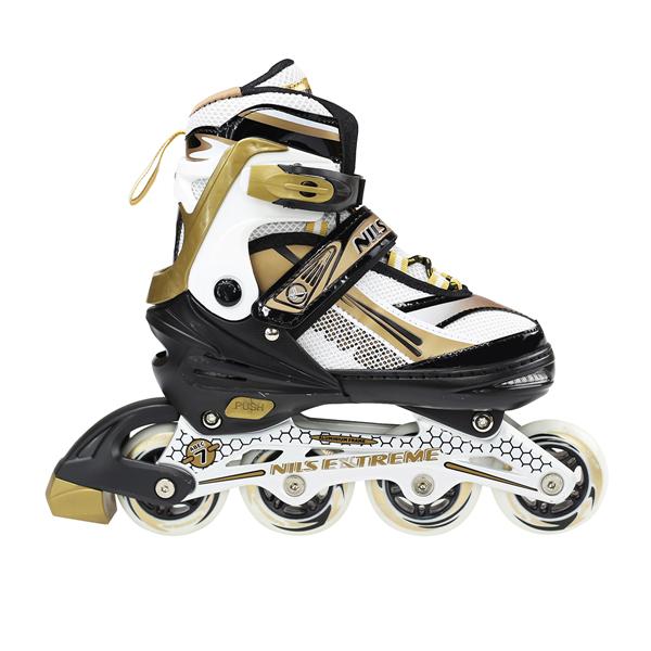 Kolieskové korčule NILS EXTREME NA 1123 A zlaté VEL.M(35-38)