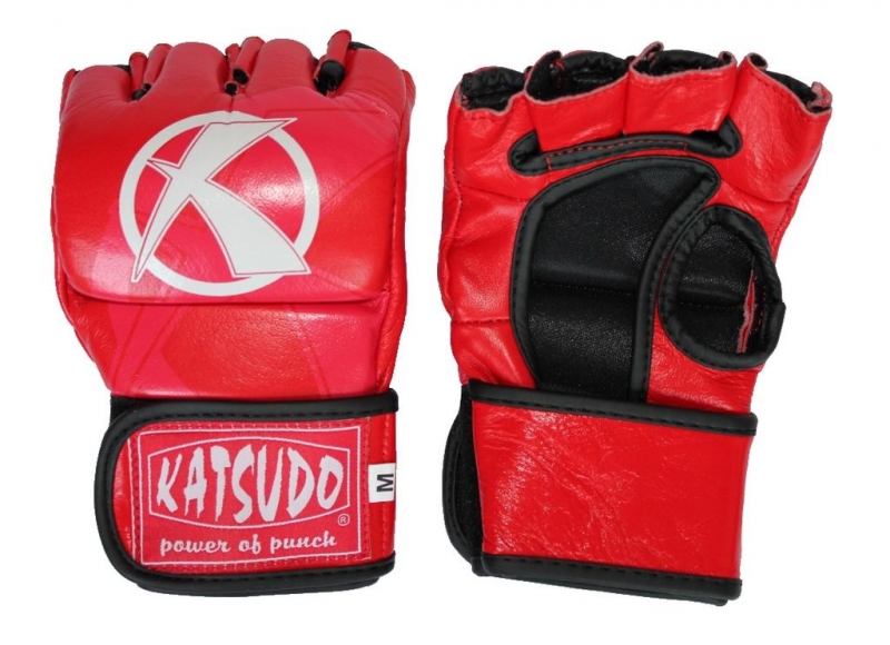 MMA rukavice Katsudo CHALLENGE červené