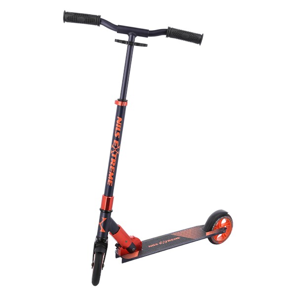 Kolobežka NILS Extreme HD145 čierná/oranžová