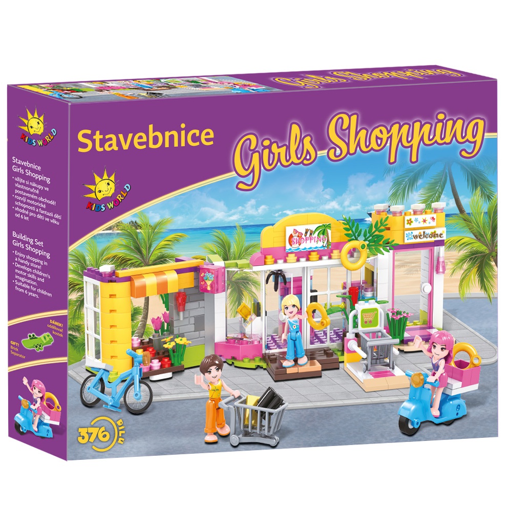 Stavebnica Girls Shopping 376 ks Kids World 