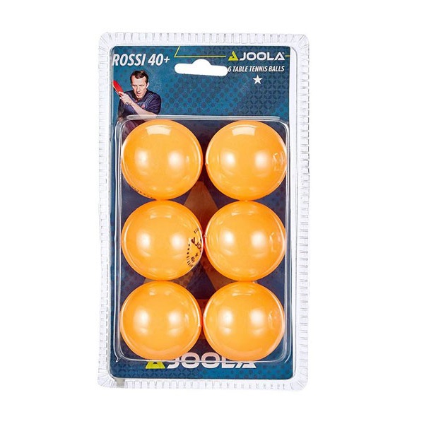 Loptičky na stolný tenis JOOLA Rossi * 6 ks - oranžové