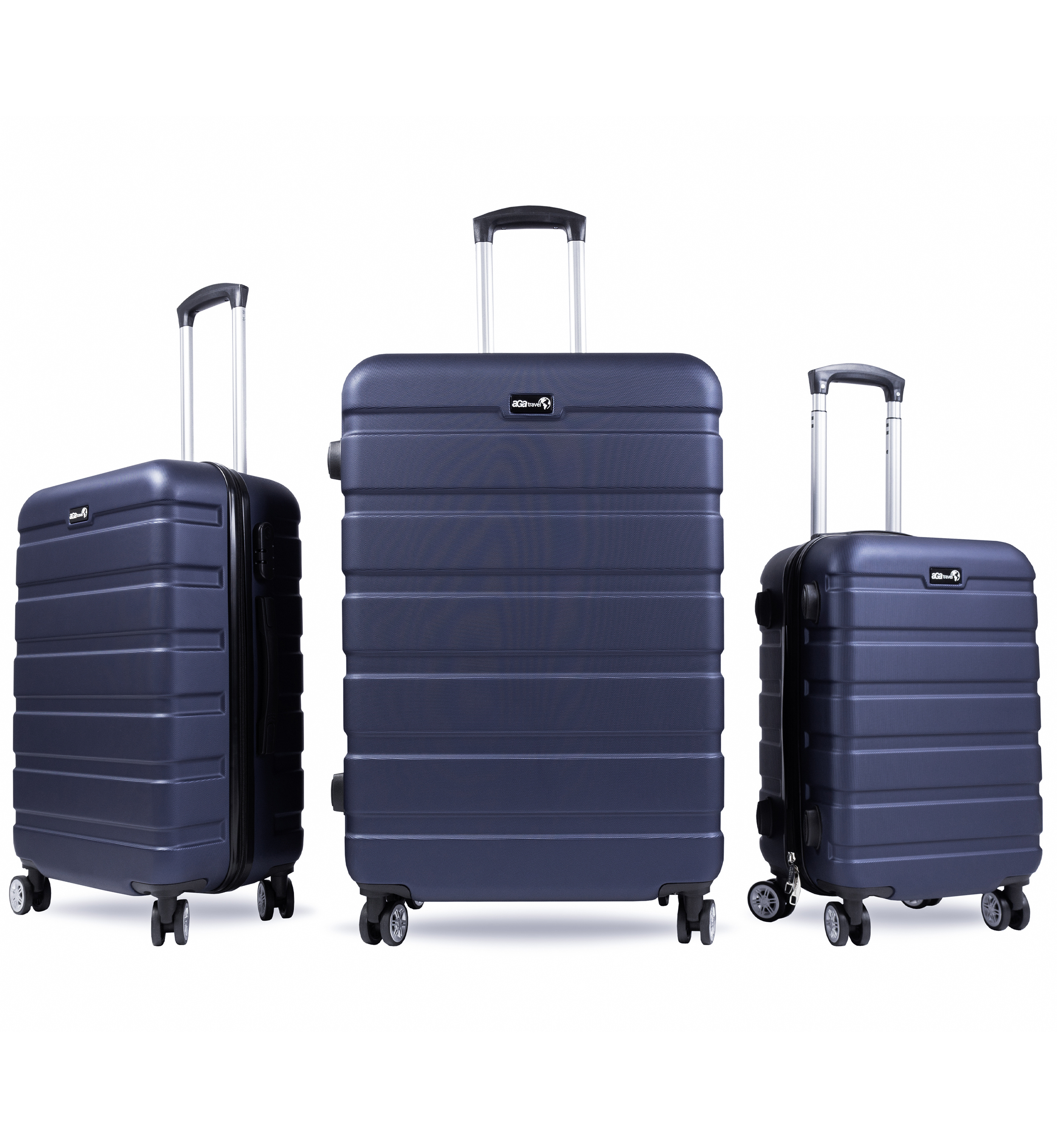 Sada cestovných kufrov MR4650 Modrá Aga Travel 