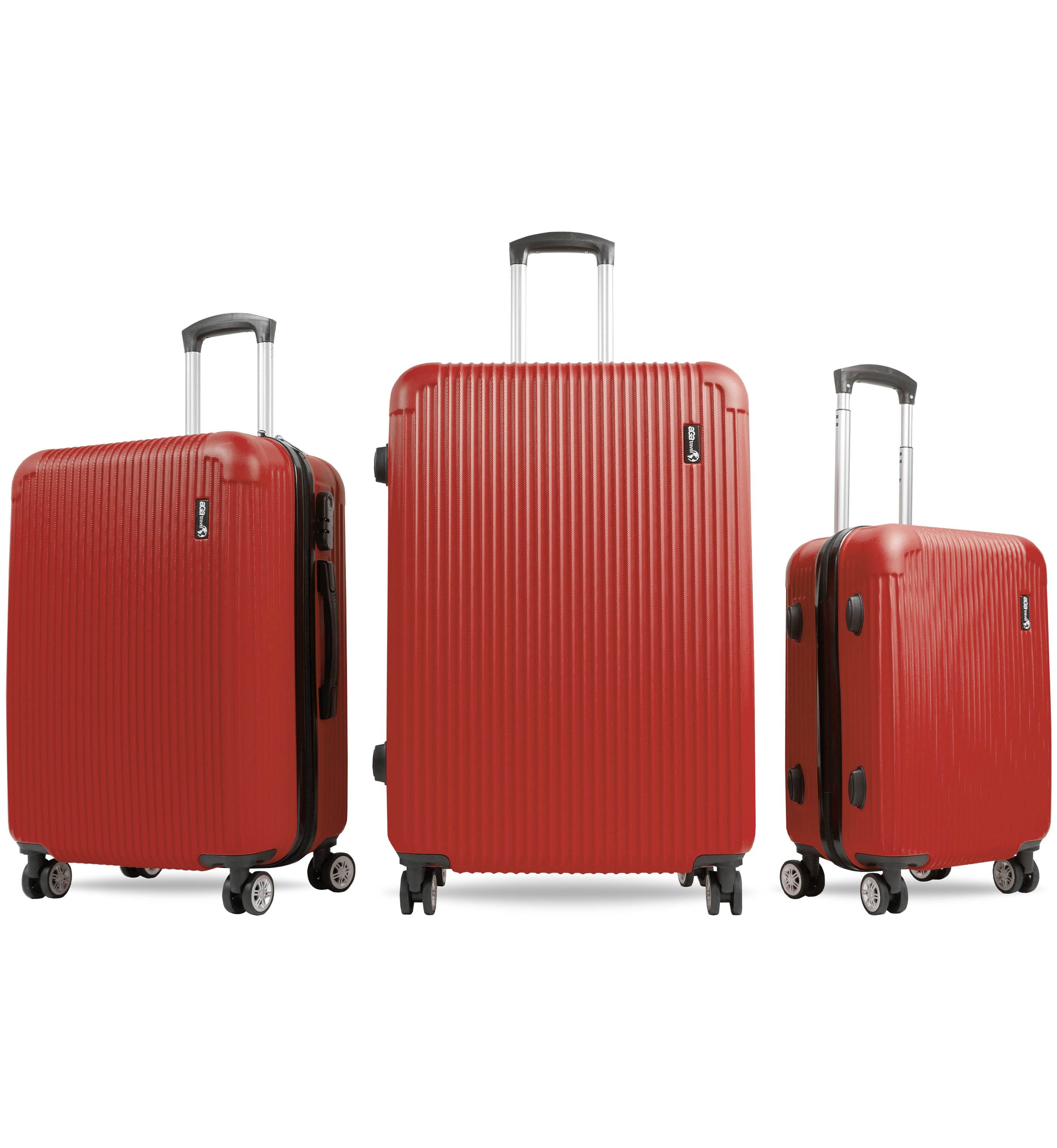 Sada cestovných kufrov MR4652 Červená Aga Travel 