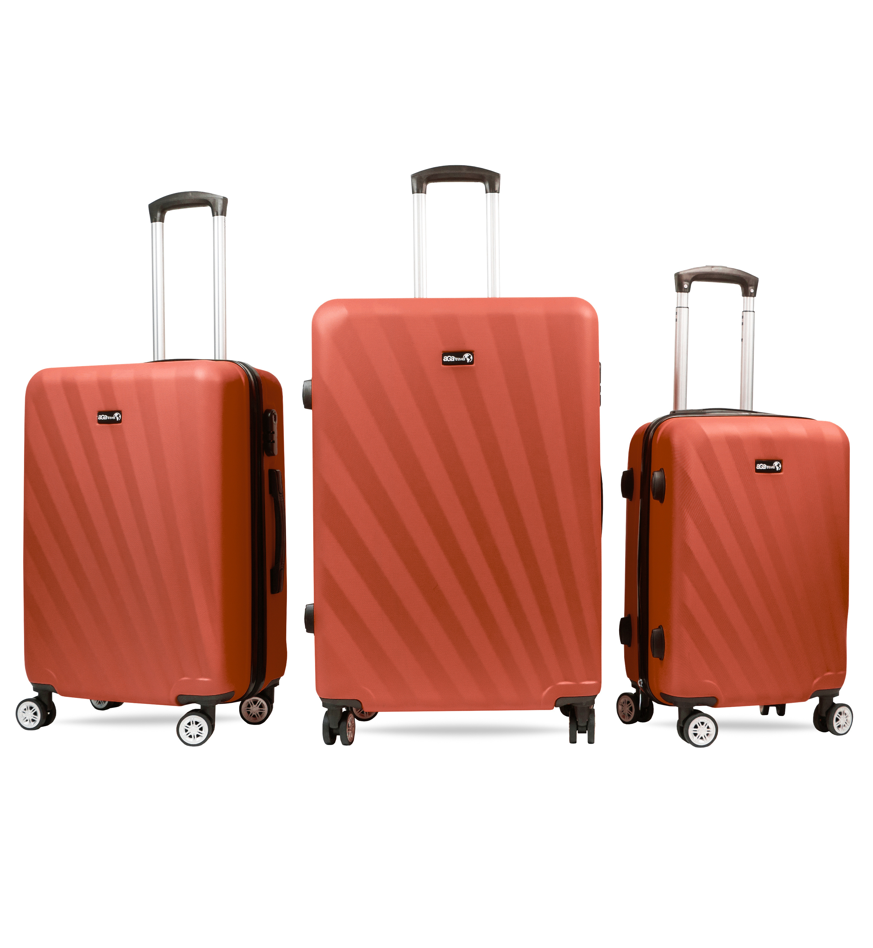 Sada cestovných kufrov MR4653 Červená Aga Travel 