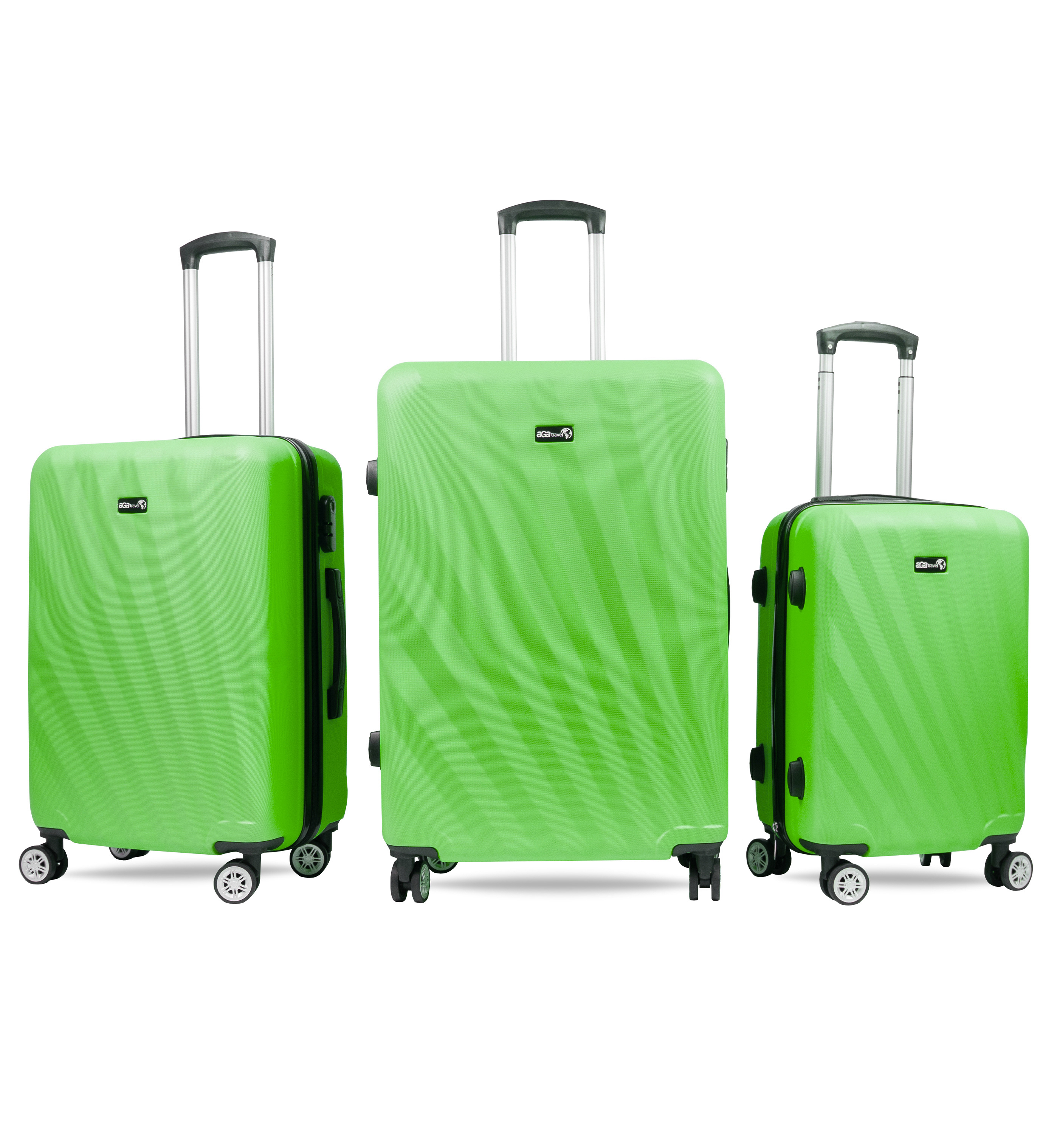 Sada cestovných kufrov MR4653 Zelená Aga Travel 