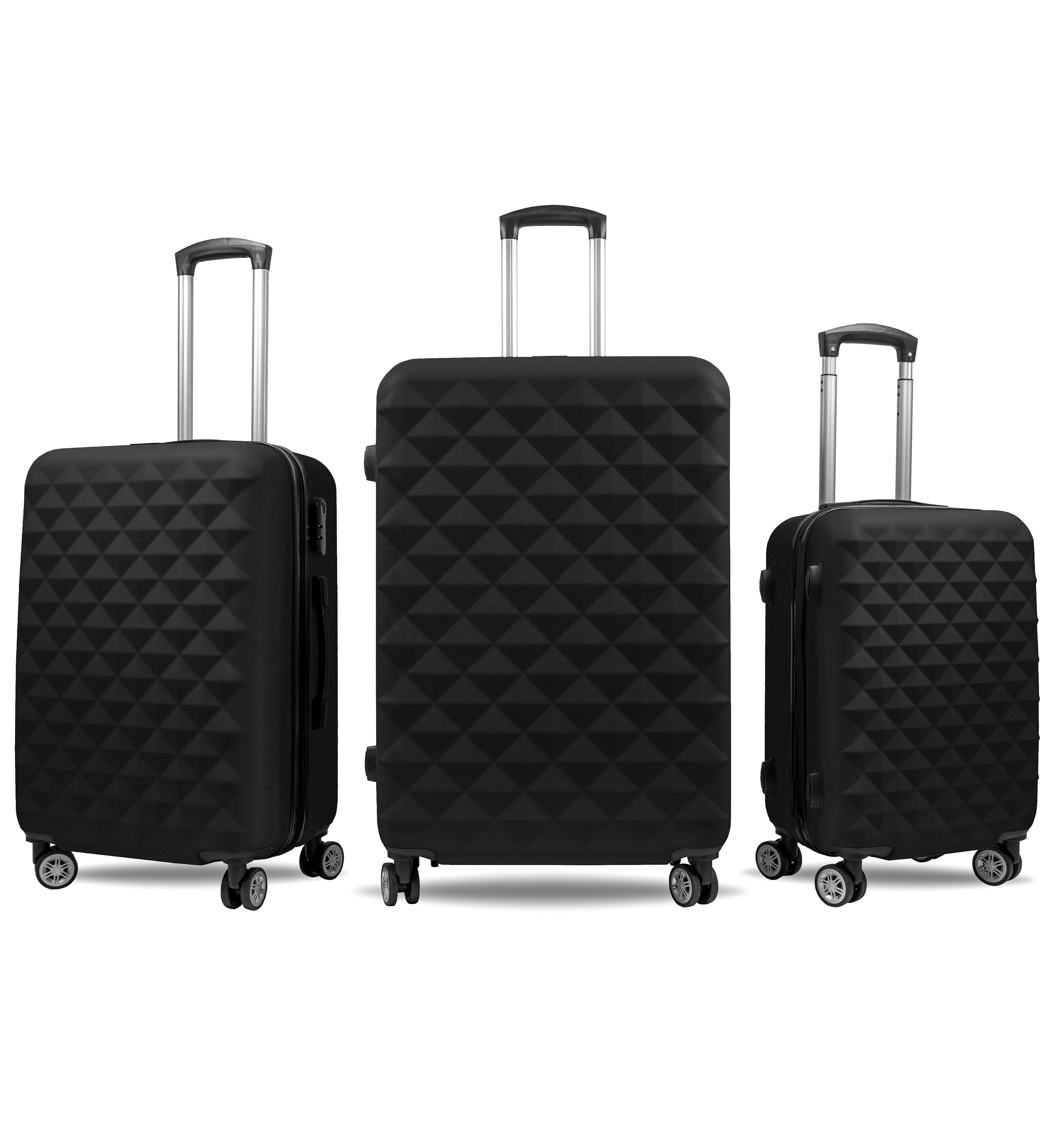 Sada cestovných kufrov MR4655 Čierna Aga Travel 