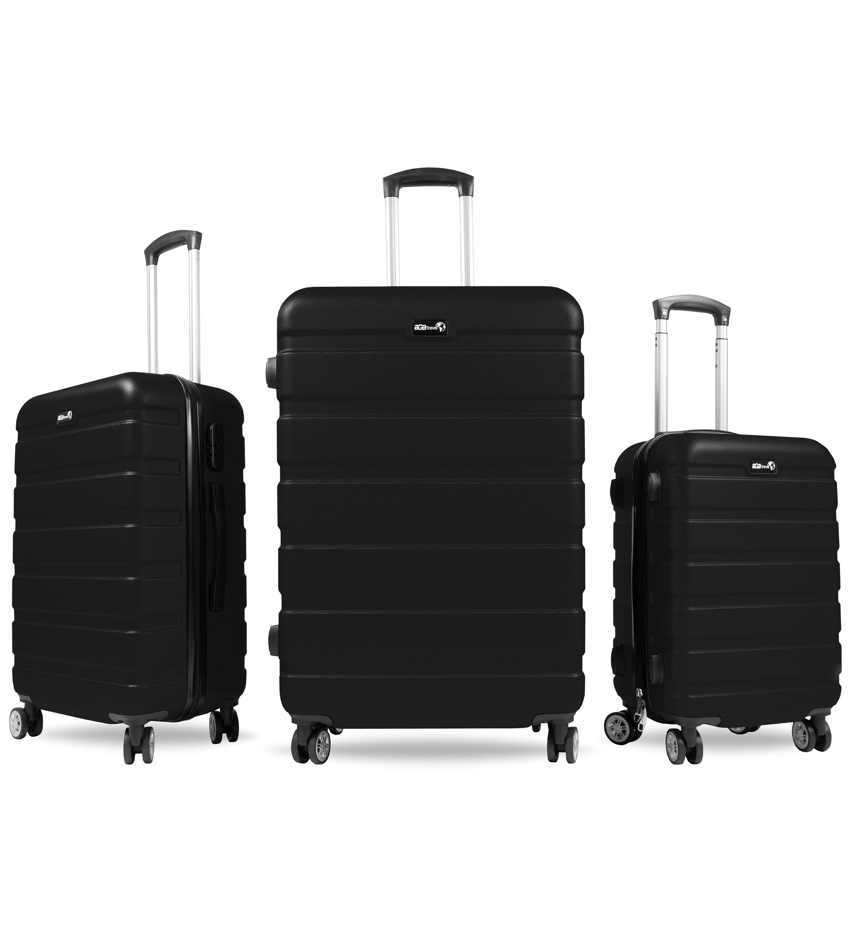 Sada cestovných kufrov MR4650 Čierna Aga Travel 