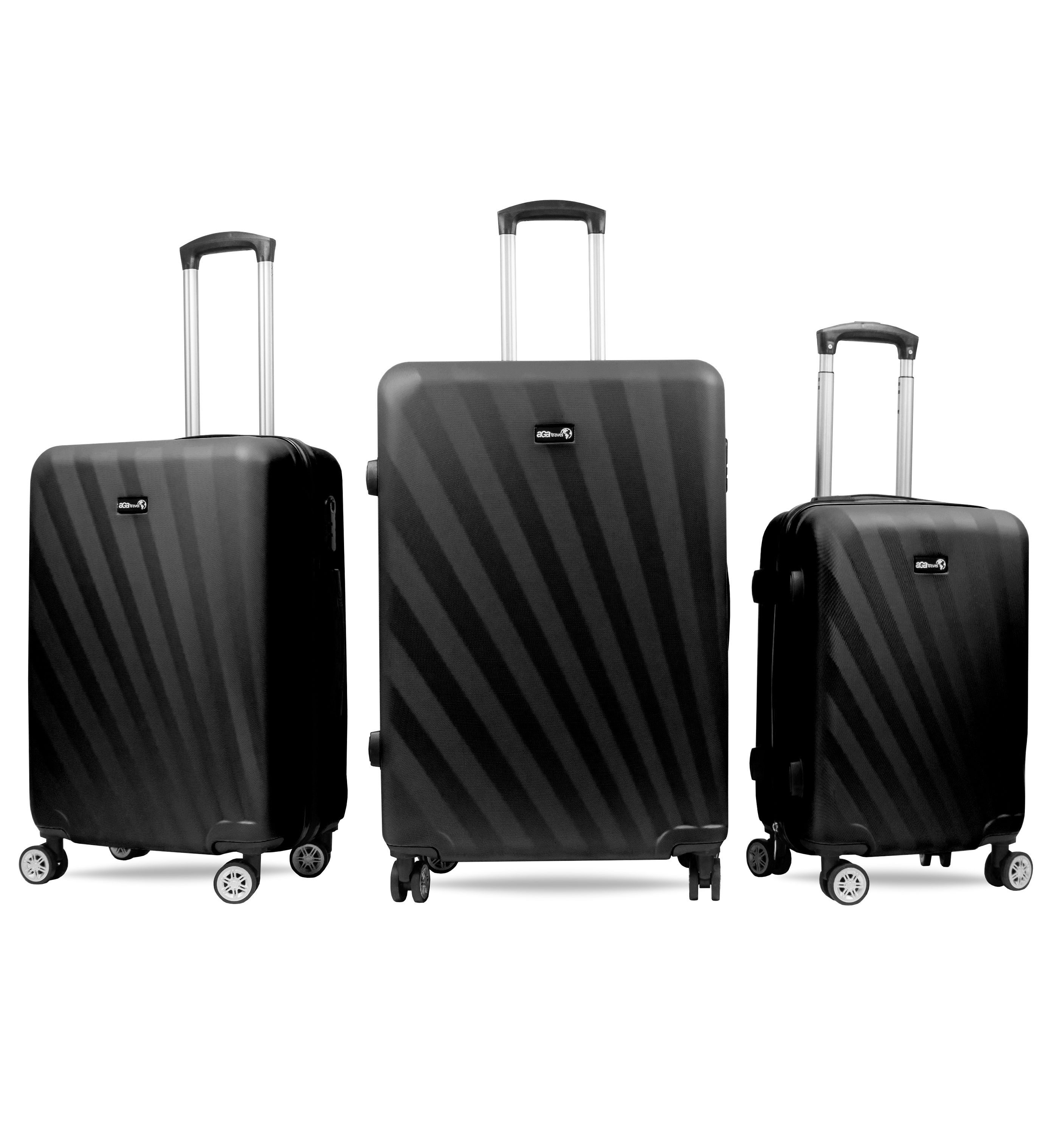 Sada cestovných kufrov MR4653 Čierna Aga Travel 