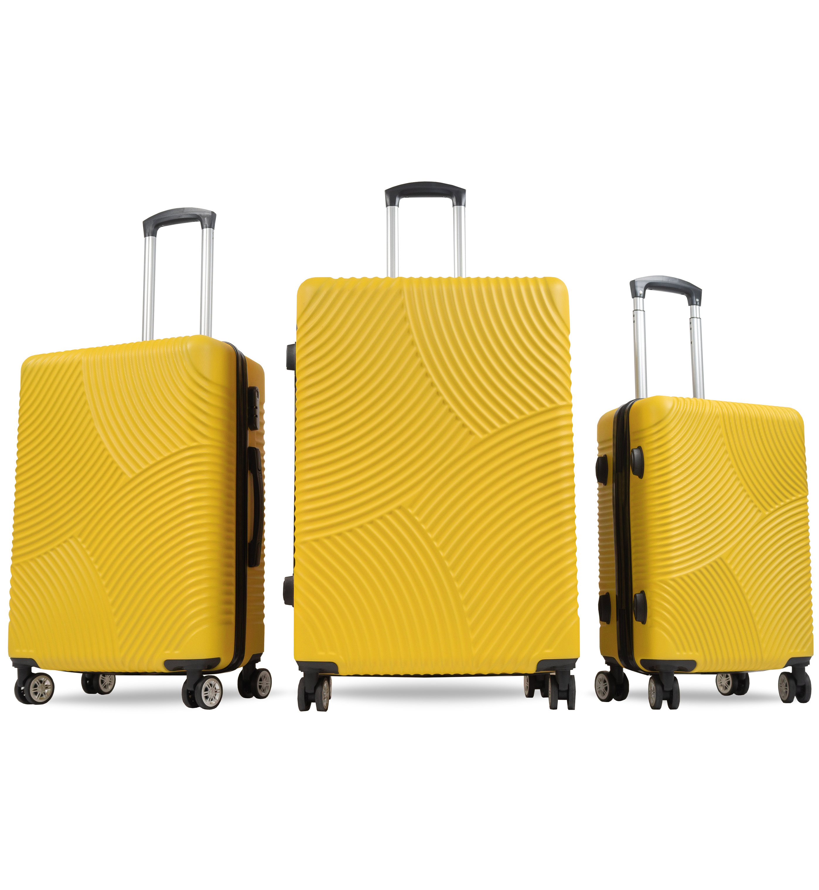 Sada cestovných kufrov MR4654 Svetlo oranžová Aga Travel 