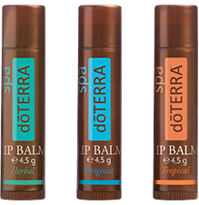 DoTerra Balzam na pery 3 ks - orignál, tropický, bylinkový (3x4,5g)