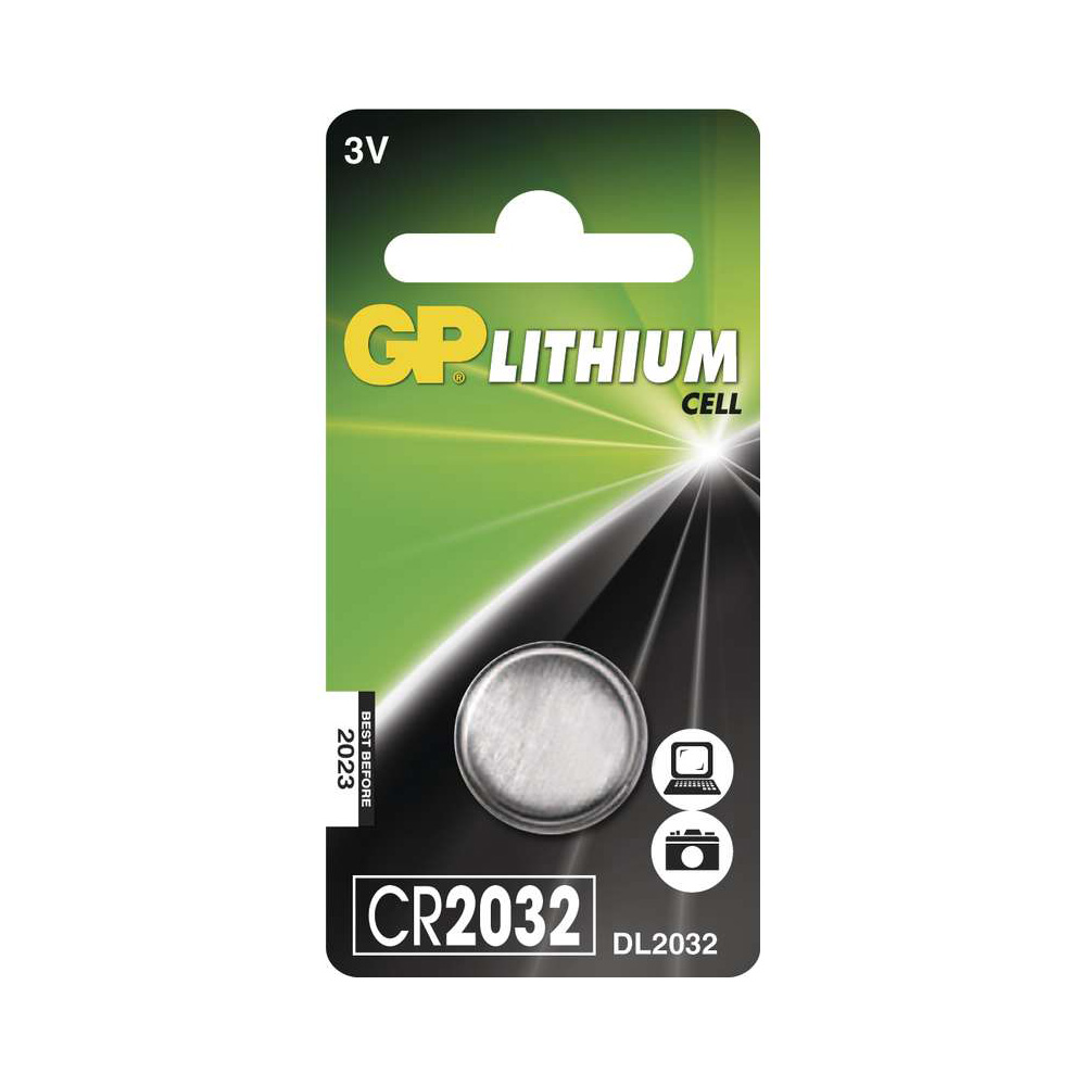 GP Batteries Lítiová gombíková batéria GP CR2032 1ks
