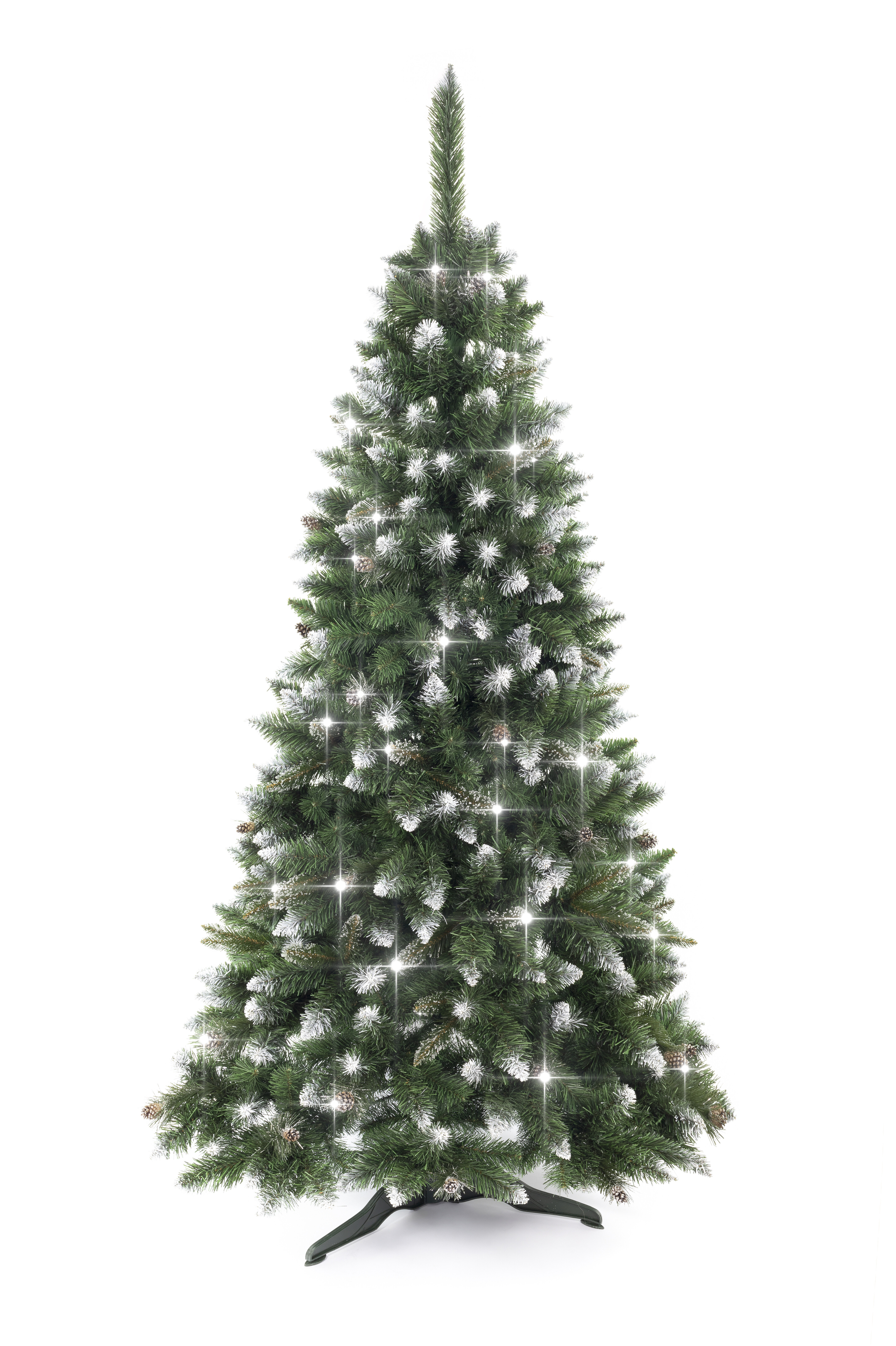 Aga Vianočný stromček Borovica 150 cm Crystal strieborná