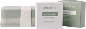 DōTERRA hair tuhý šampón a tuhý kondicionér so súpravou podnosu 