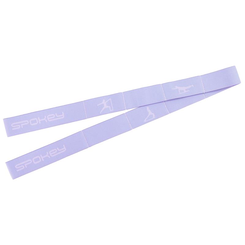 YOGA TAPE Pás na cvičenie jógy, fialový SPOKEY