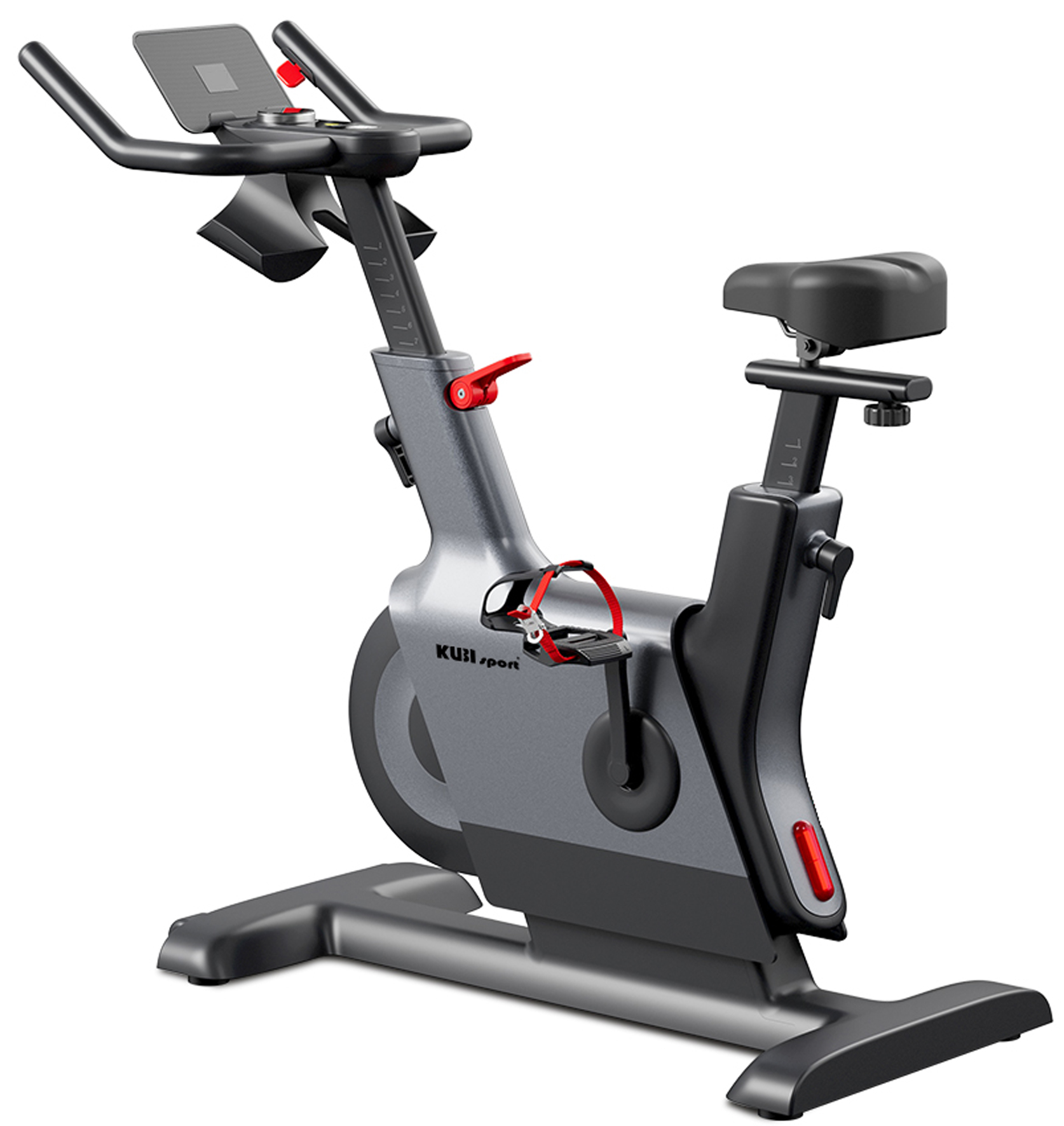  Magnetický cyklotrenažér BC91K bezdrôtový, energeticky sebestačný s bluetooth čierno-sivý