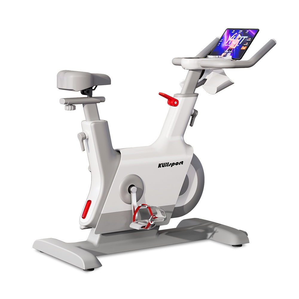  Magnetický cyklotrenažér BC91K bezdrôtový, energeticky sebestačný s bluetooth biely