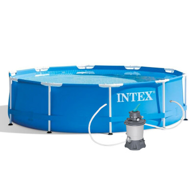 Bazén INTEX Metal Frame 366 x 76 cm s pieskovou filtráciu standard EVO 