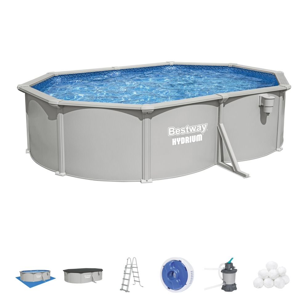 Bestway Bazén Hydrium 5 x 3,6 x 1,2 m set vrátane príslušenstva 56586