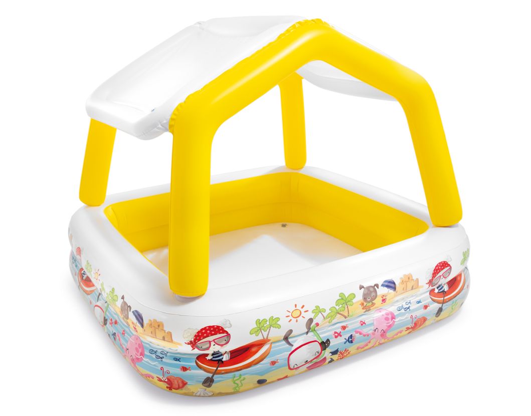 Intex Detský bazén Oceán so strieškou 157 x 157 x 122 cm 57470