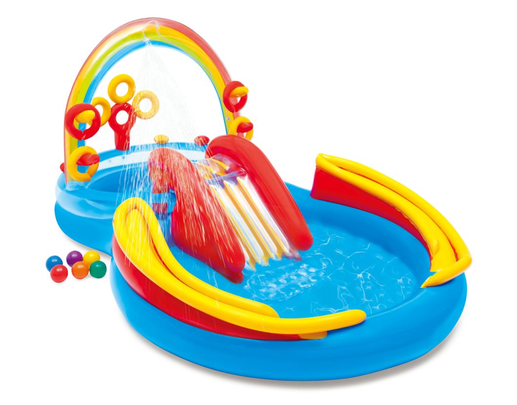 Intex Hracie centrum Rainbow Ring 297 x 193 x 135 cm 57453